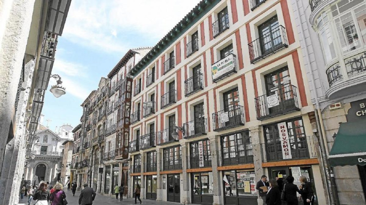 Calle Platerías de Valladolid.