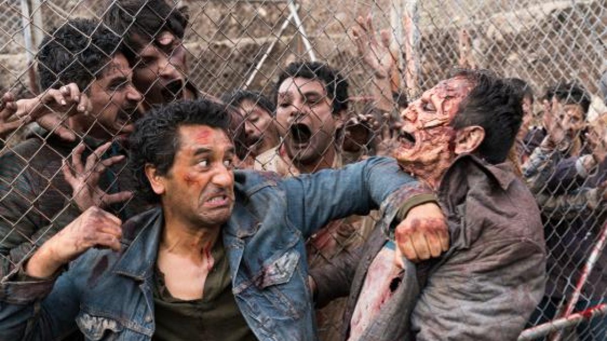 Una imagen del vídeo promocional de la tercera temporada de la serie de la cadena AMC 'Fear the walking dead'.-