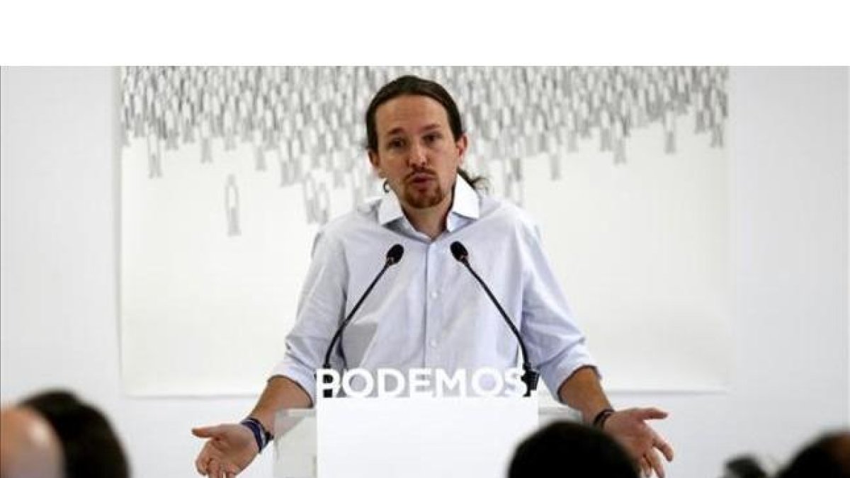 El candidato de Podemos a las generales, Pablo Iglesias, en una foto de archivo.-DAVID CASTRO