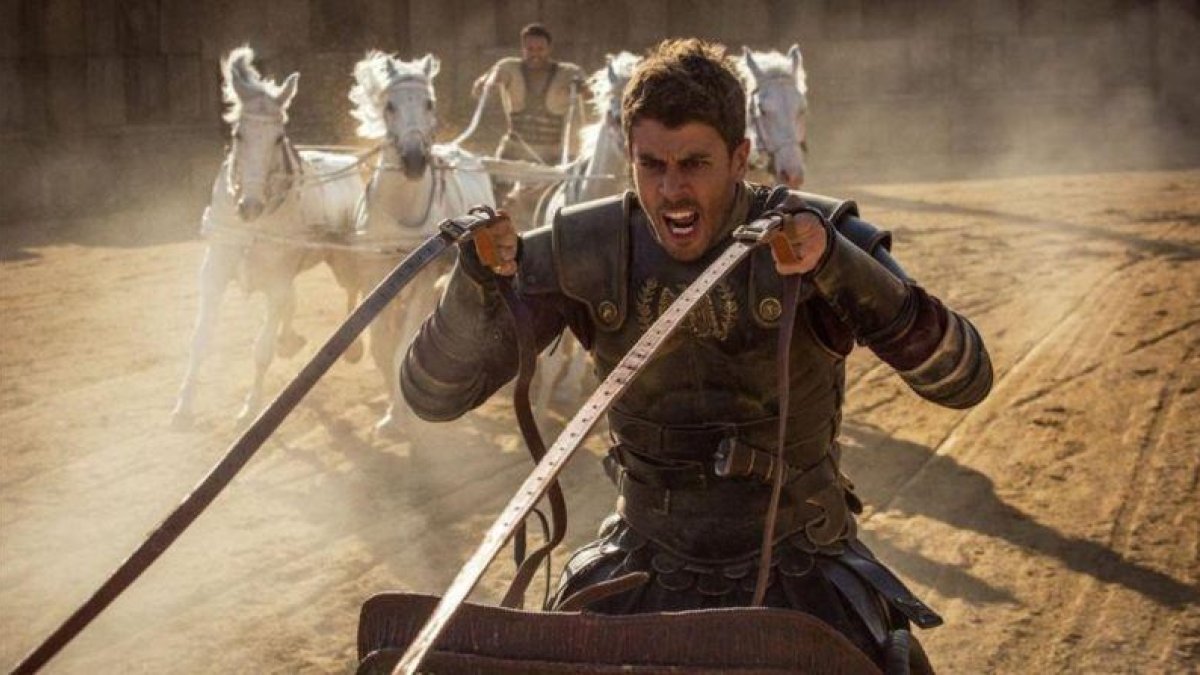 Toby Kebbell, en una imagen de la nueva versión de 'Ben-Hur'.-EL PERIÓDICO
