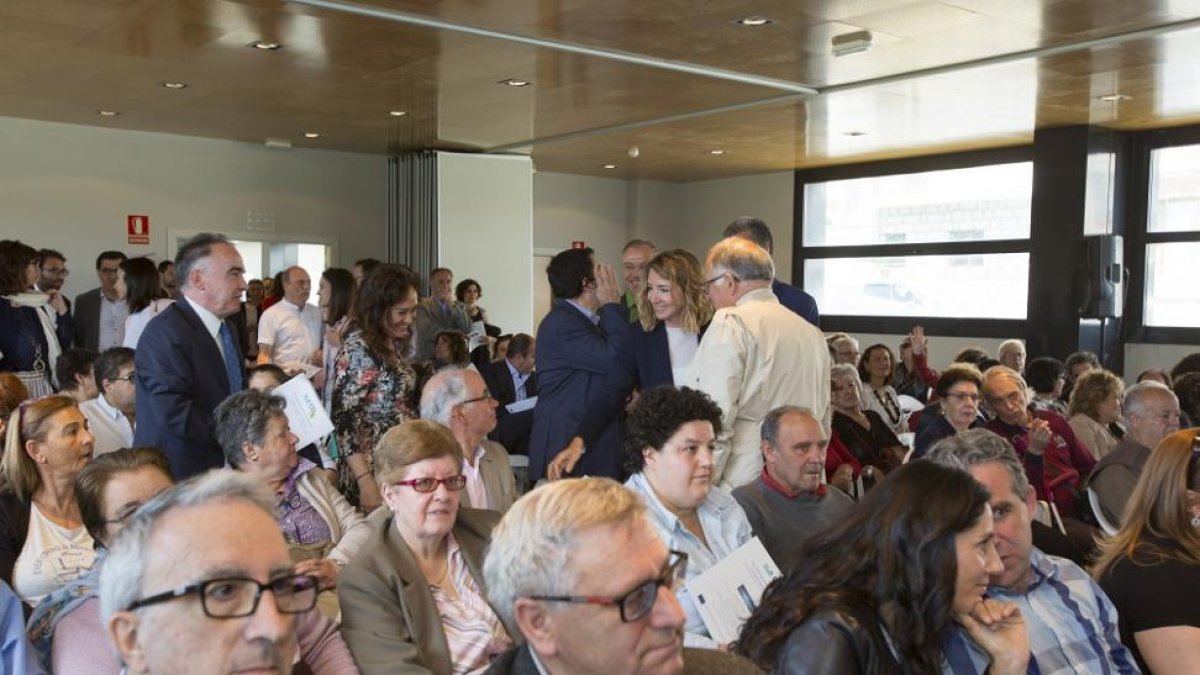 La consejera durante la presentación del proyecto.-ICAL