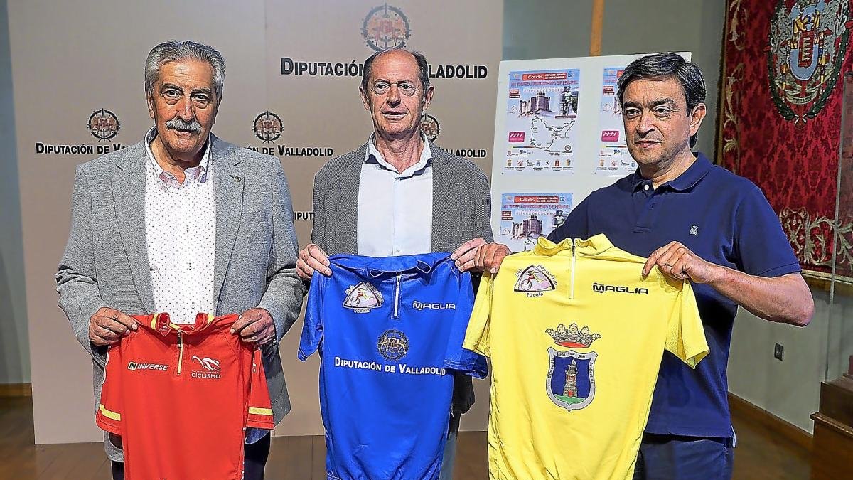 Jesús Nieto (CD Pucela), Luis María Minguela (Diputación) y Agapito Hernández (Peñafiel).-EL MUNDO