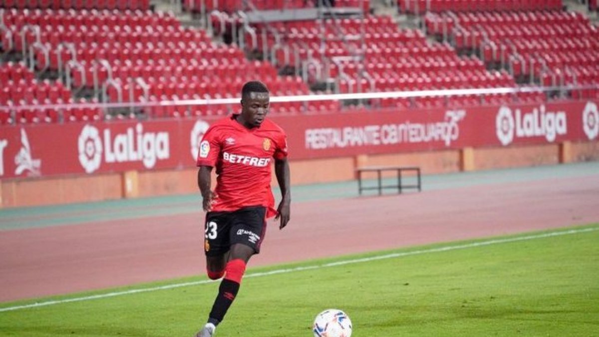 Amath, con el Mallorca.