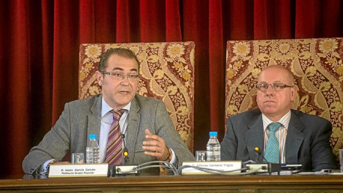 Alfonso Centeno, durante su etapa en la Diputación Provincial de Valladolid-EL MUNDO