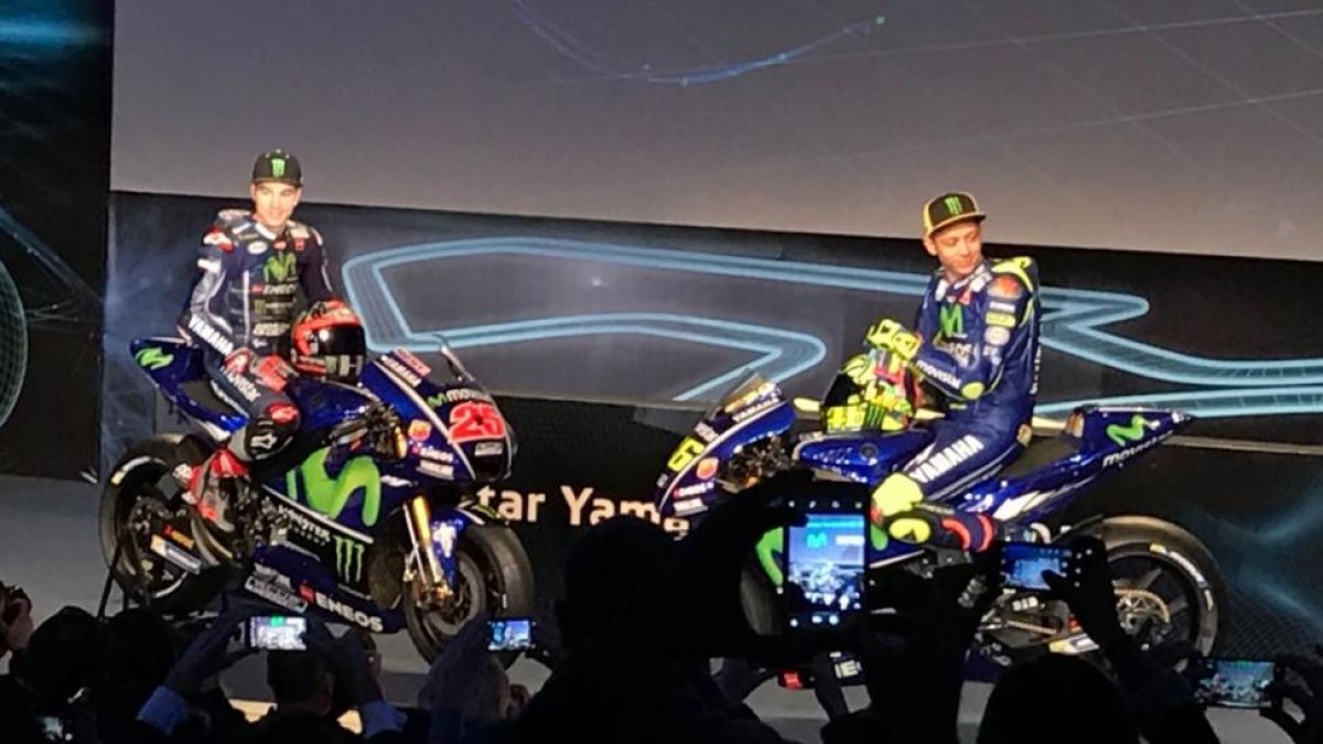 Las motos de Rossi y Viñales, al descubierto.-EMILIO PÉREZ DE ROZAS