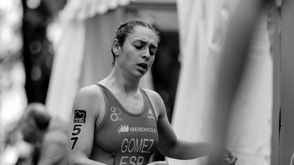 Esther Gómez, en el campeonato del Mundo en Extremadura. / E.M.