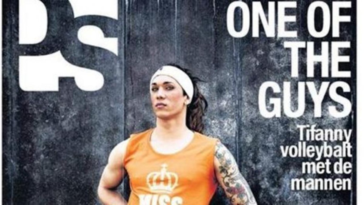 Portada de la revista donde aparece Tiffany Abreu.-