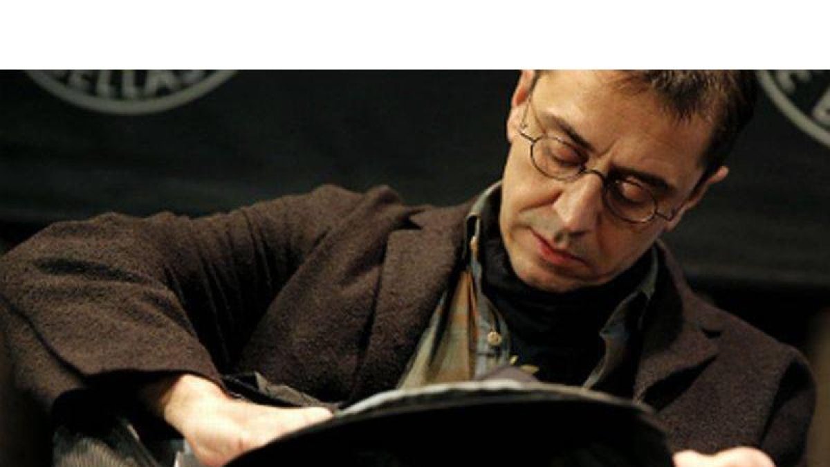 Juan Carlos Monedero, número tres de Podemos.-Foto: JOSÉ LUIS ROCA