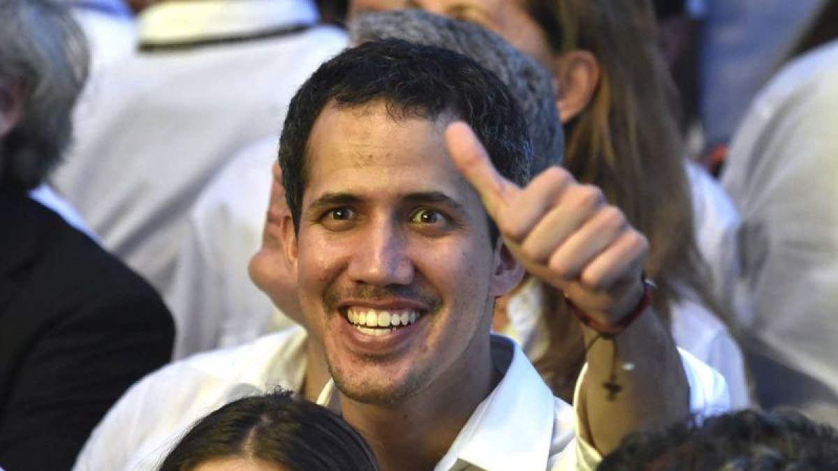 Guaidó llegó a Cúcuta, Colombia, para el Venezuela Aid Live.-AFP