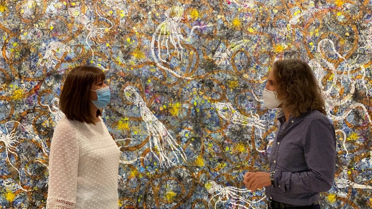 Exposición de Gonzalo Páramo en Pimentel. | E. M.
