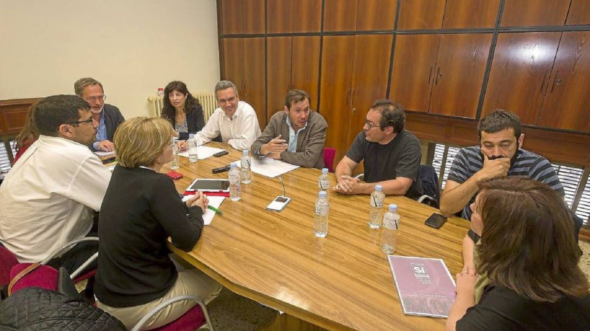 Instantánea de la reunión.-Pablo Requejo