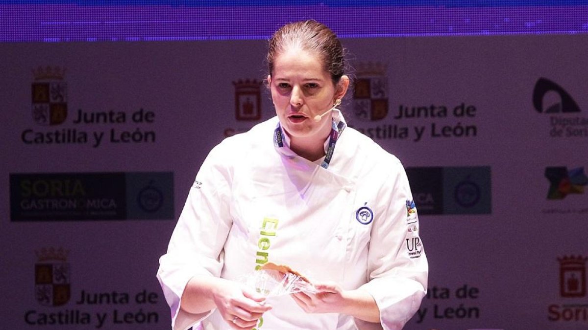 Elena Lucas durante su intervención en el Congreso.-LUIS ÁNGEL TEJEDOR