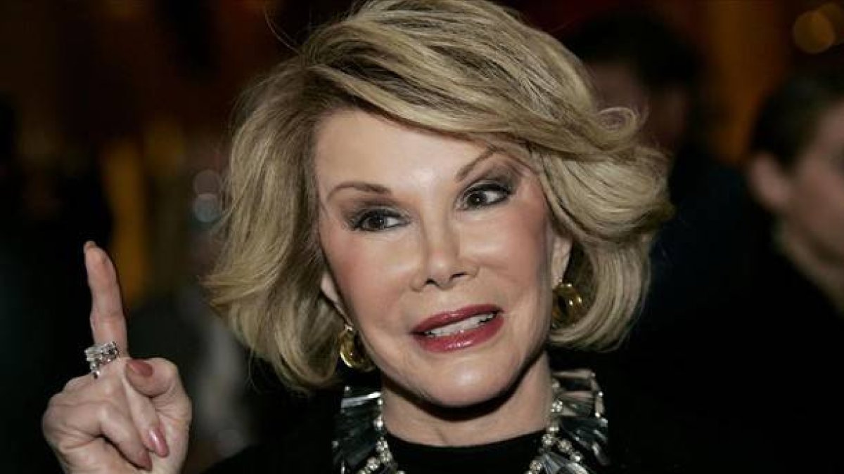 La actriz y presentadora de televisión Joan Rivers.-Foto: REUTERS / MOLLY RILEY