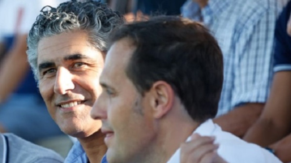 Alberto Plaza y Conrado Íscar, en una imagen de archivo.-E. M.