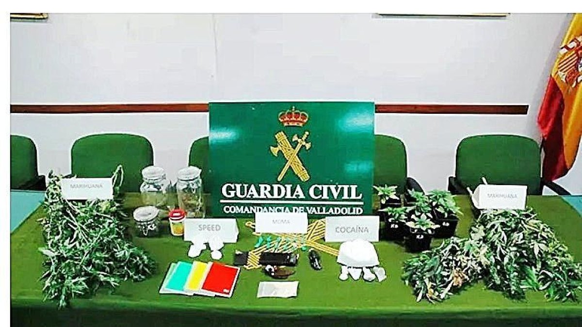 Sustancias incautadas por la Guardia Civil en la operación de octubre de 2016 contra el tráfico de speed.-E.M.