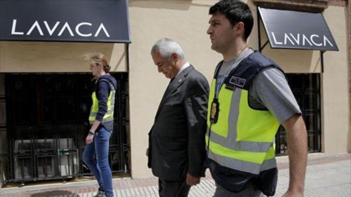 Luis Pineda, arrestado, el pasado 15 de abril.-JOSÉ LUIS ROCA