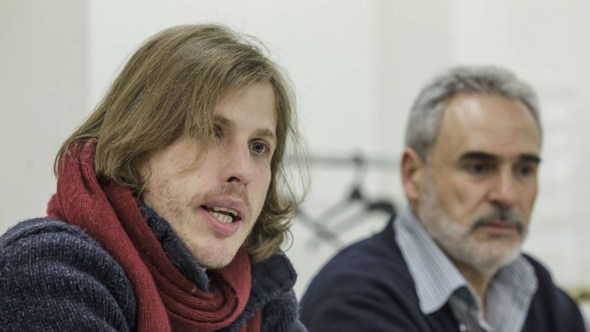 El secretario general de Podemos en Castilla y León, Pablo Fernández, presenta el proceso de confección del programa electoral-Ical
