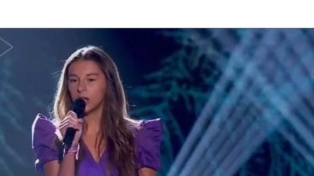 Carmen Puente, en un momento de su actuación. E. M.