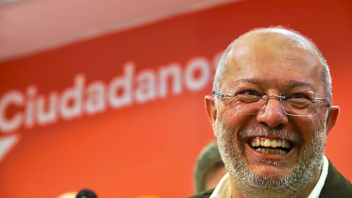 Francisco Igea, durante su comparecencia en la sede de Ciudadanos como el candidato a la Junta.-ICAL