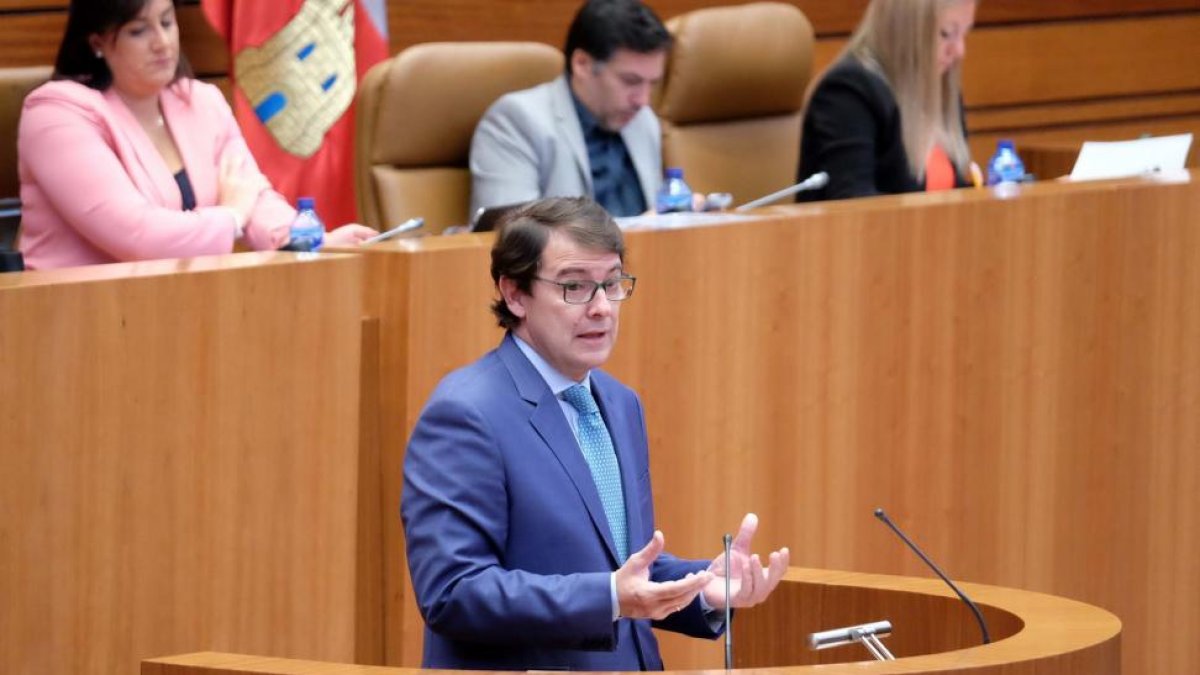 Intervención de Alfonso Fernández Mañueco en el Pleno de las Cortes de Castilla y León-ICAL