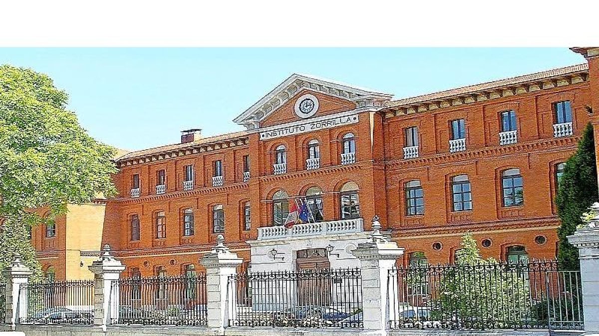 El instituto Zorilla donde estudia el hijo de la víctima.-EL MUNDO
