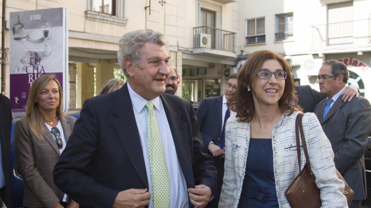 El presidente del Congreso de los Diputados, Jesús Posada, se desplaza a Aranda de Duero (Burgos) y la alcaldesa de Aranda, Raquel González, entre otros-Ical