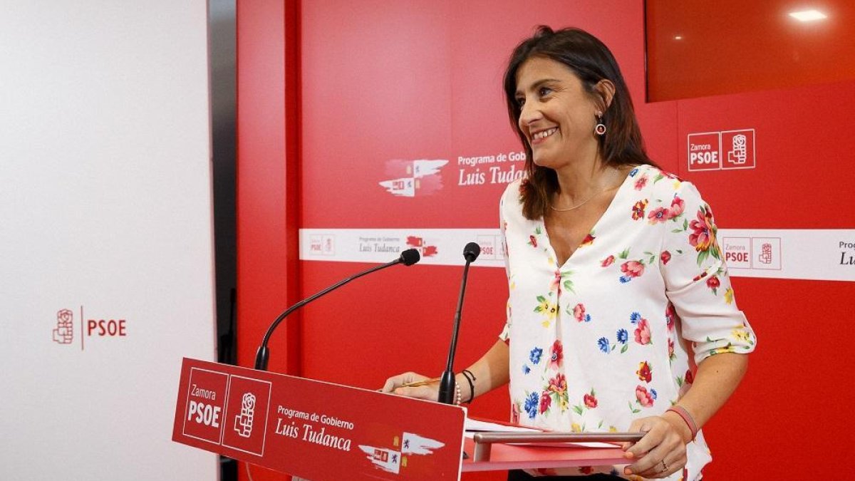La secretaria de Organización del PSCyL, Ana Sánchez, analiza los nombramientos del nuevo gobierno de Castilla y León-ICAL