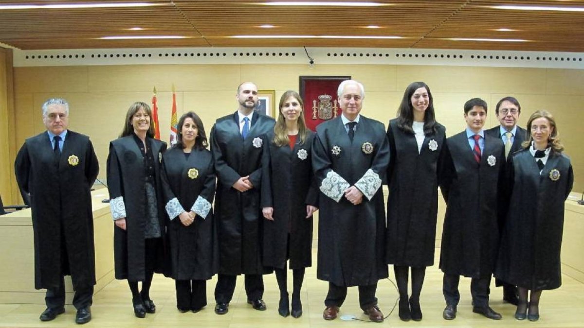 Jura de nuevos jueces presidida por el presidente del TSJCyL, José Luis Concepción-Ical