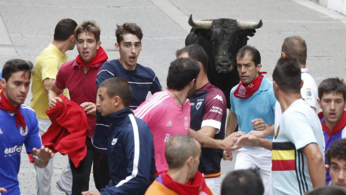 Segundo Encierro de las Fiestas de Cuéllar 2017.-ICAL