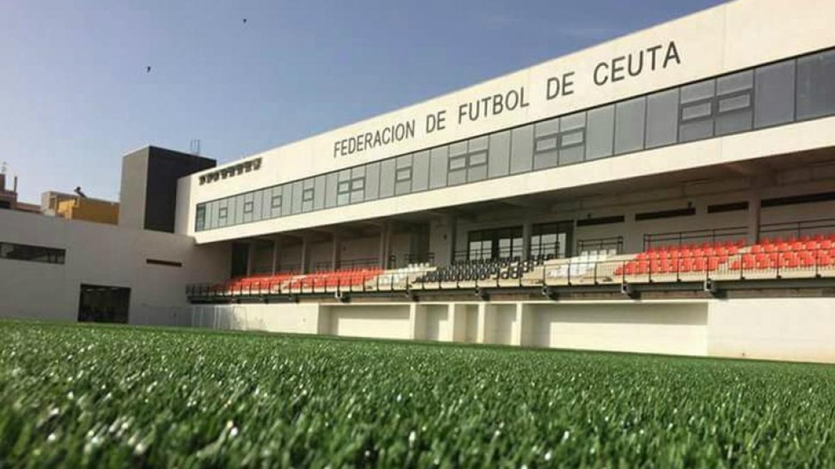 La sede de la Federación de Fútbol de Ceuta.-FFCE