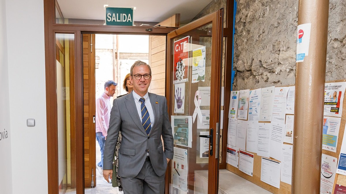 El consejero de Industria, Comercio y Empleo, Mariano Veganzones, en un acto de esta semana.- ICAL