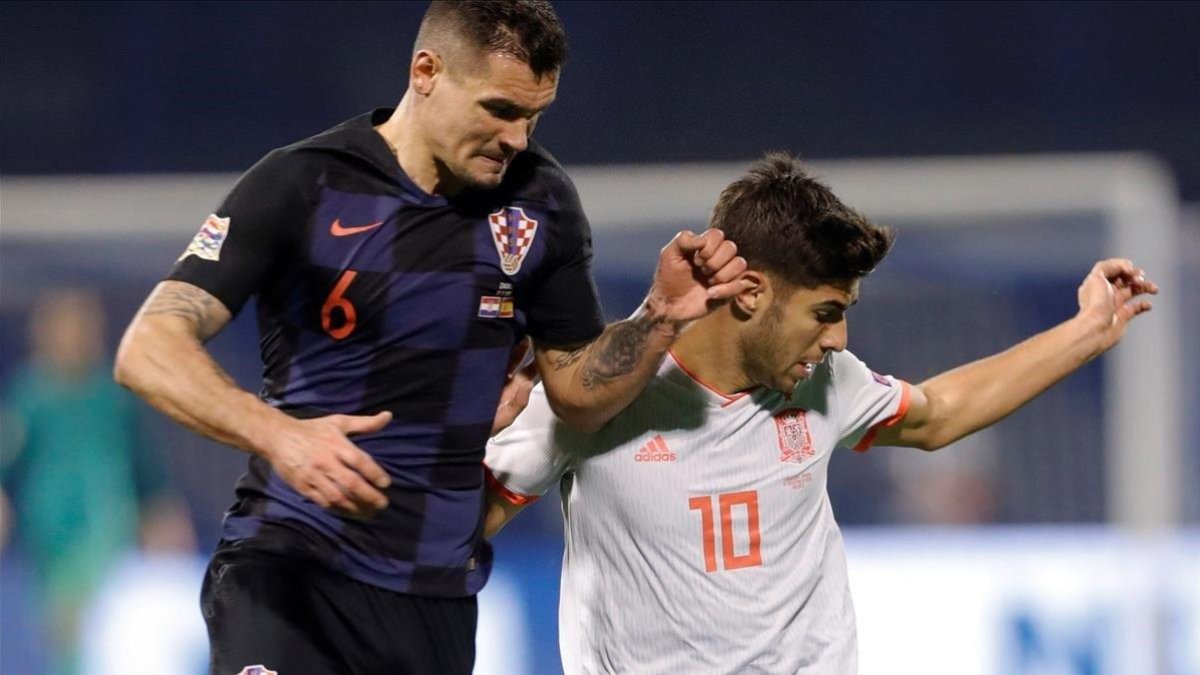 Dejan Lovren se burló de Sergio Ramos luego del encuentro entre Croacia y España.-
