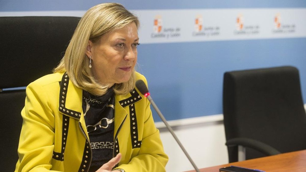 , Pilar del Olmo, presenta la Contabilidad Regional de Castilla y León.-ICAL
