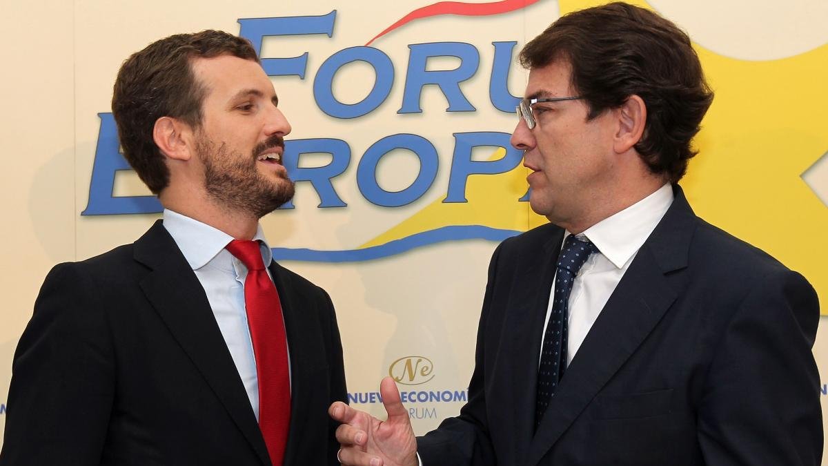 Pablo Casado y Alfonso Fernández Mañueco.-ICAL