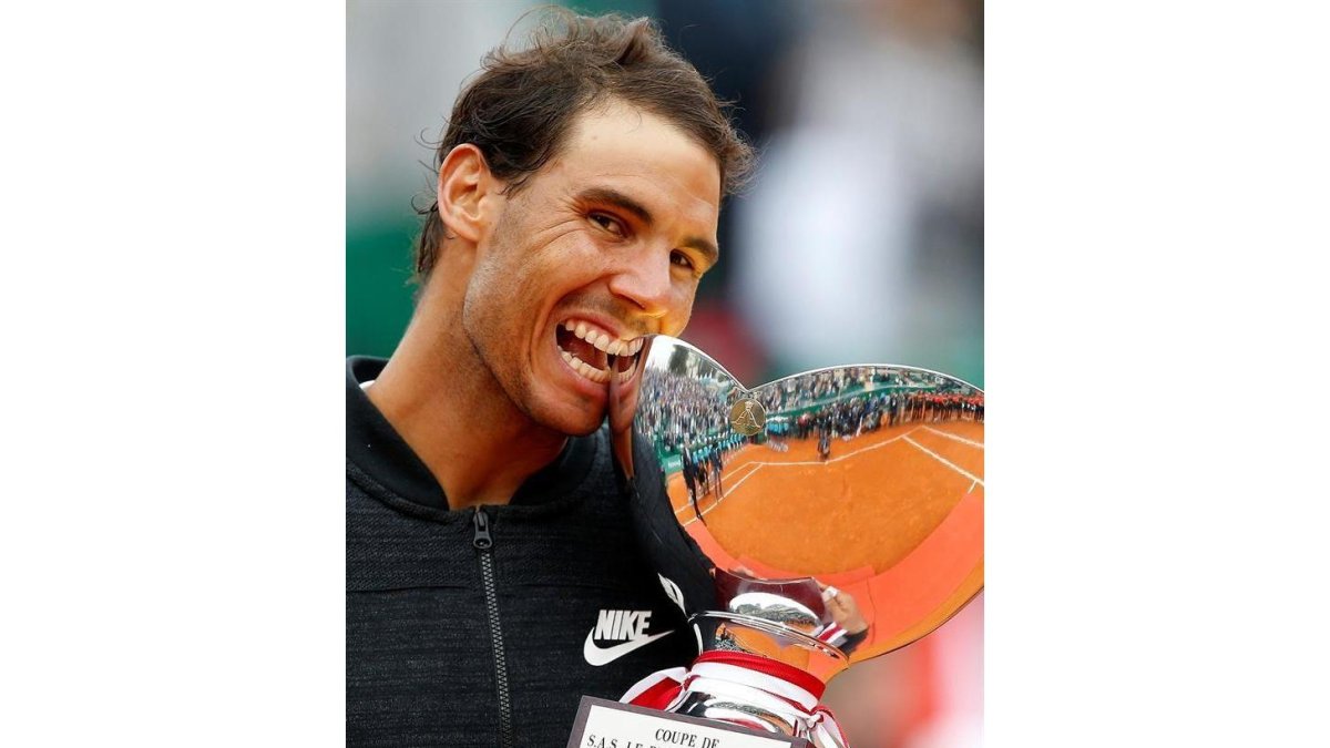 Nadal y su celebración.-EFE