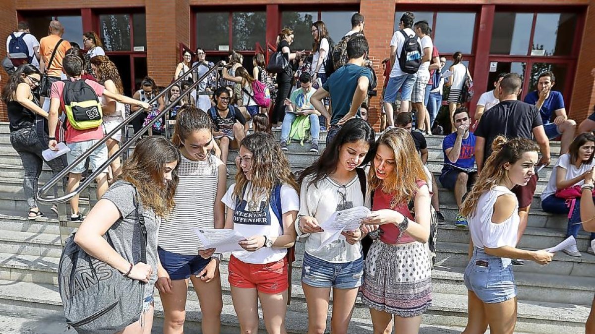 Imágen de la convocatoria de la EBAU del año pasado-J M Lostau