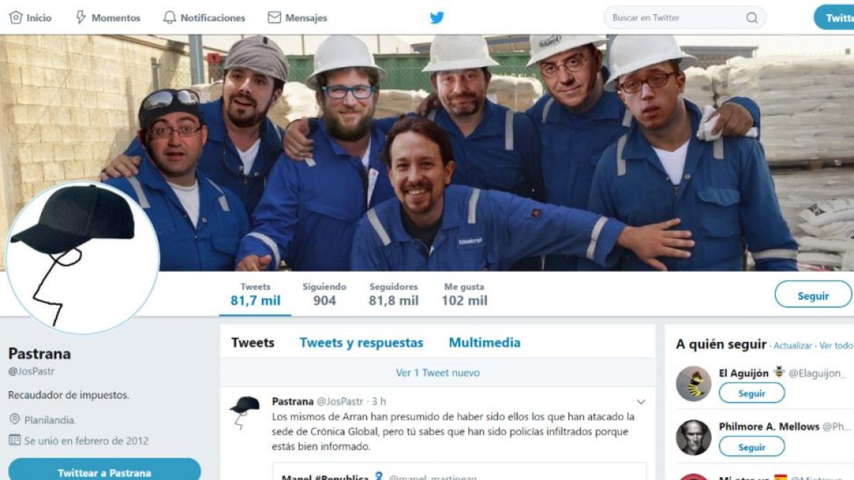 ¿Es el tuitero Pastrana un alcalde del PP de Teruel?-@JOSPASTR (TWITTER)