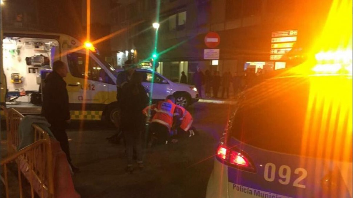 Atropello en Plaza Madrid.-Twitter @PoliciaVLL
