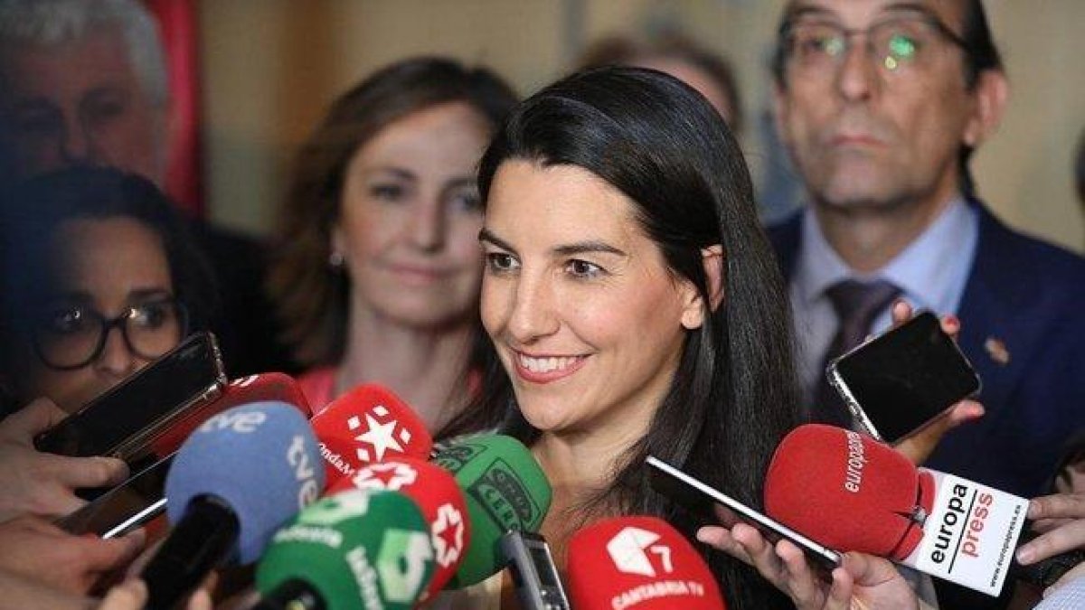 La portavoz de Vox en la Asamblea de Madrid, Rocío Monasterio.-EUROPA PRESS