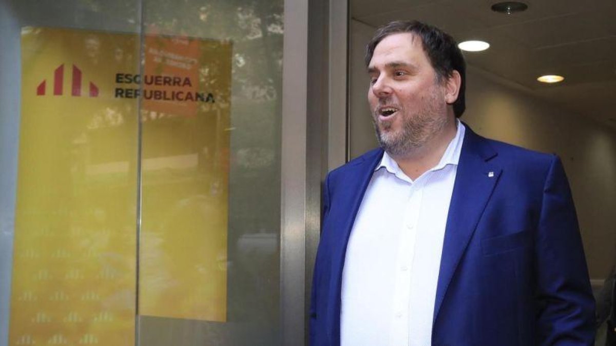 Oriol Junqueras, president de ERC.-FERRAN NADEU