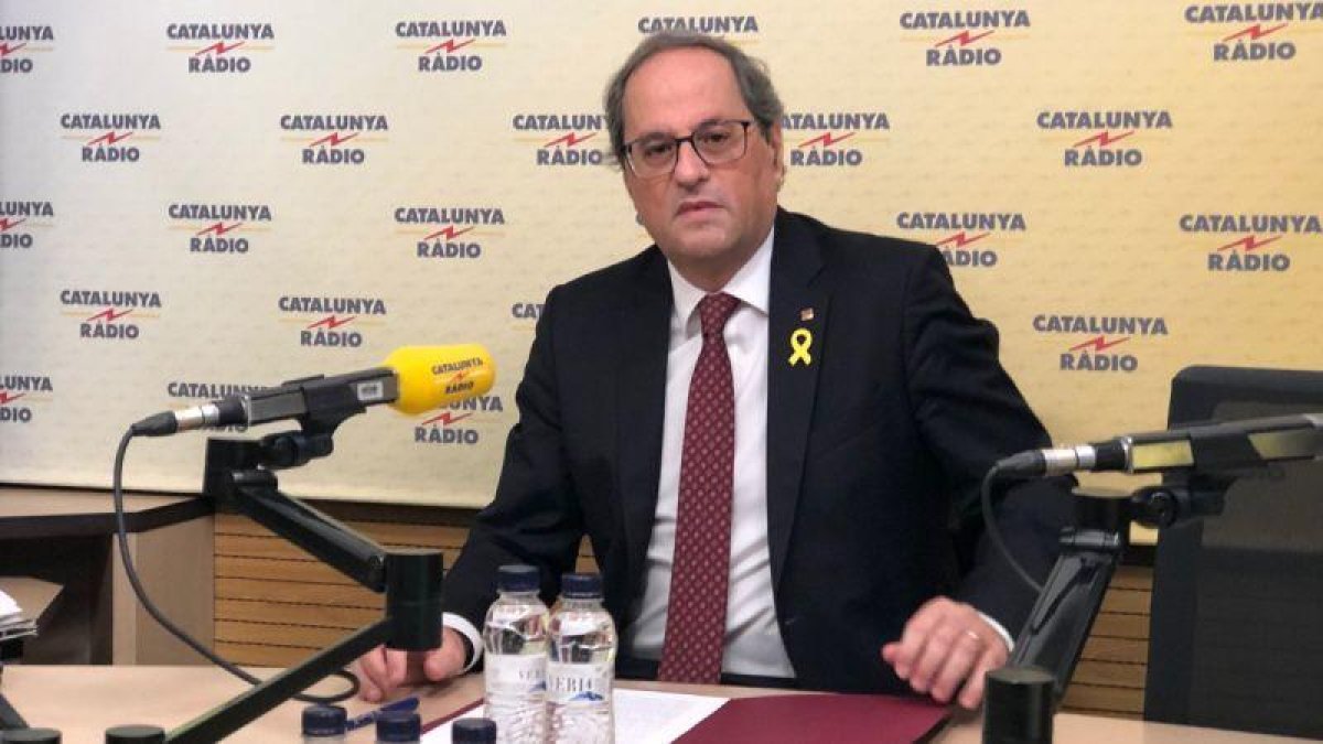 El president Quim Torra en Catalunya Ràdio.-CATALUNYA RÀDIO