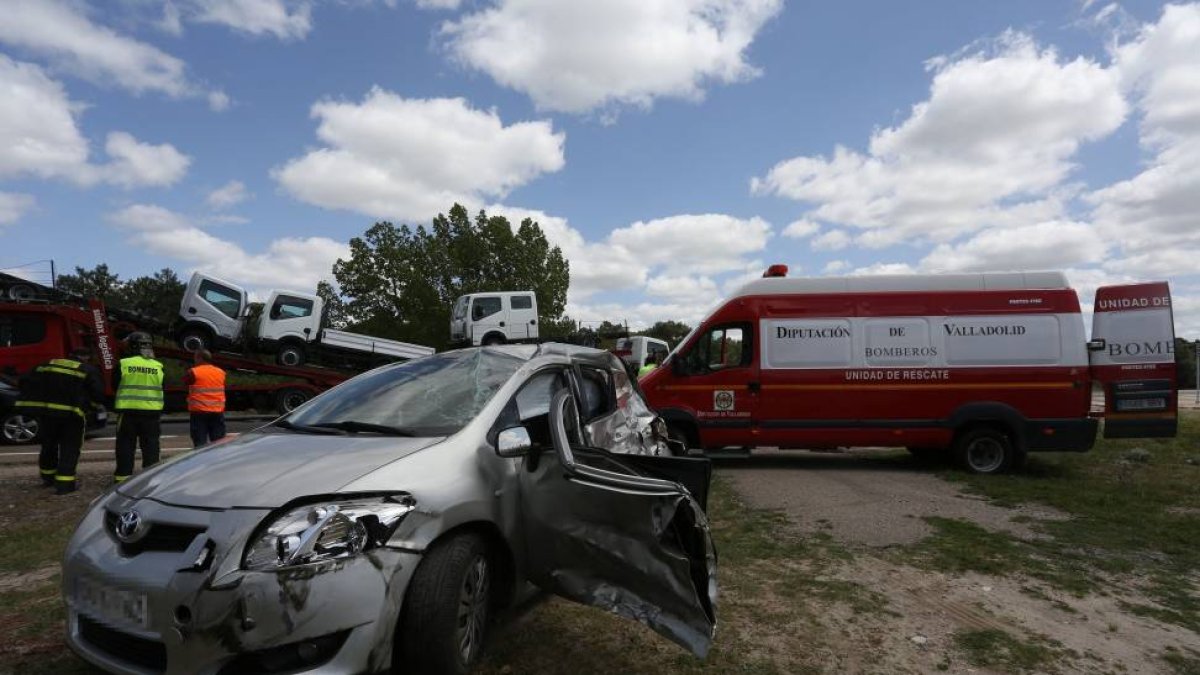 Así ha quedado el turismo implicado en el suceso-Ical
