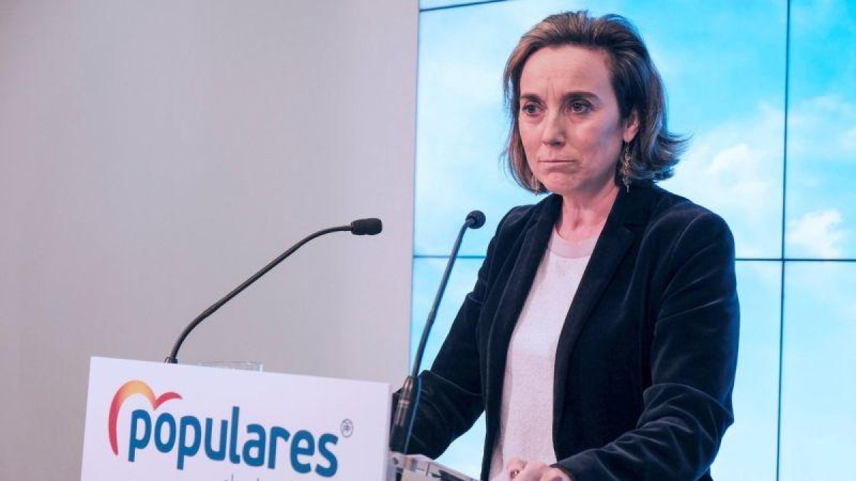 Cuca Gamarra, secretaria general del PP, en una imagen de archivo. -E. M.