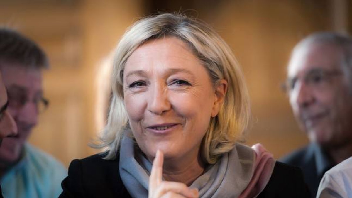 Marine Le Pen, en una fotografía de archivo, en marzo de 2014.-