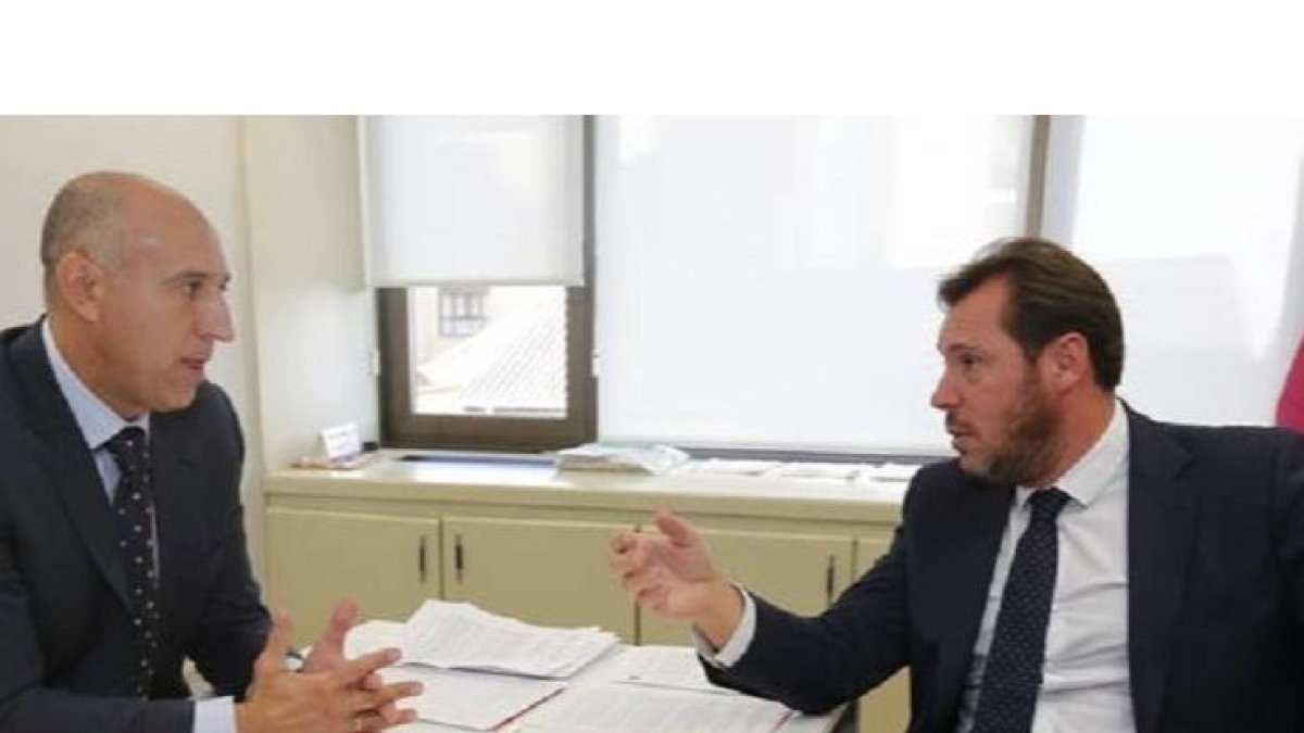 José Antonio Diez y Óscar Puente. DIARIO DE LEÓN