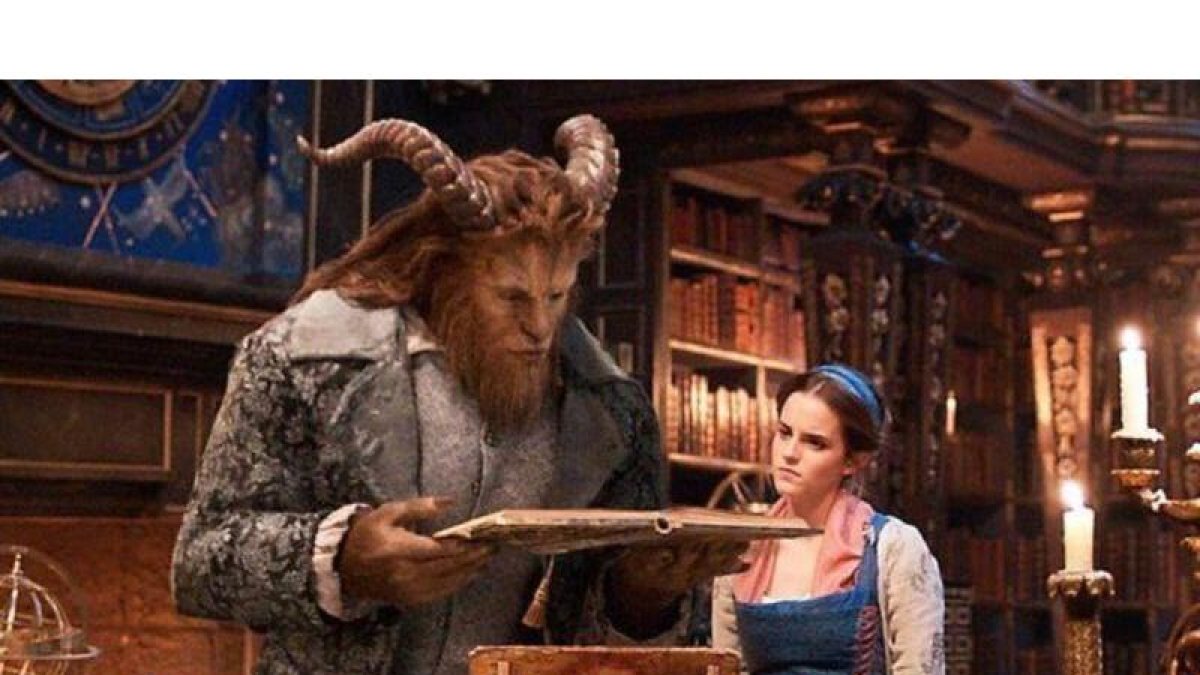 Emma Watson y Dan Stevens, en 'La Bella y la Bestia'.-DISNEY