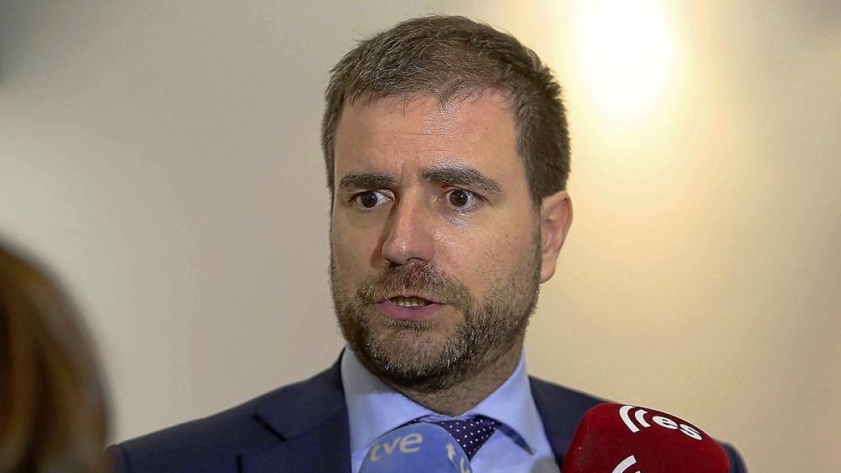 Ricard Ramón, durante la jornada.-ICAL