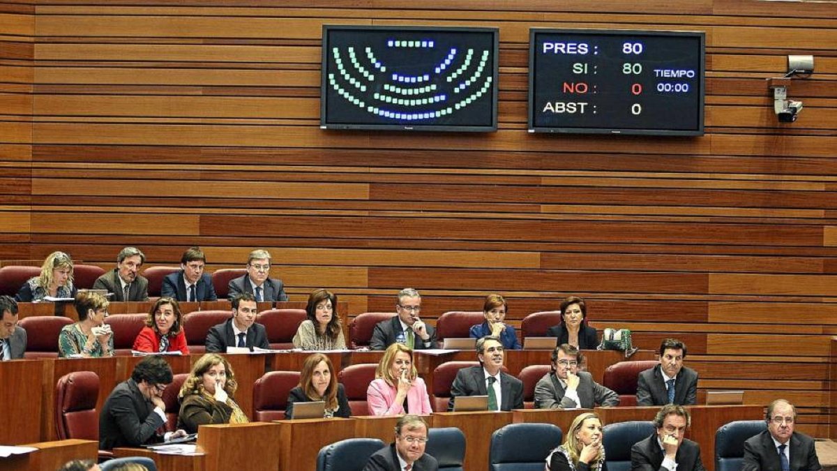 Pleno de las Cortes de Castilla y León-El Mundo