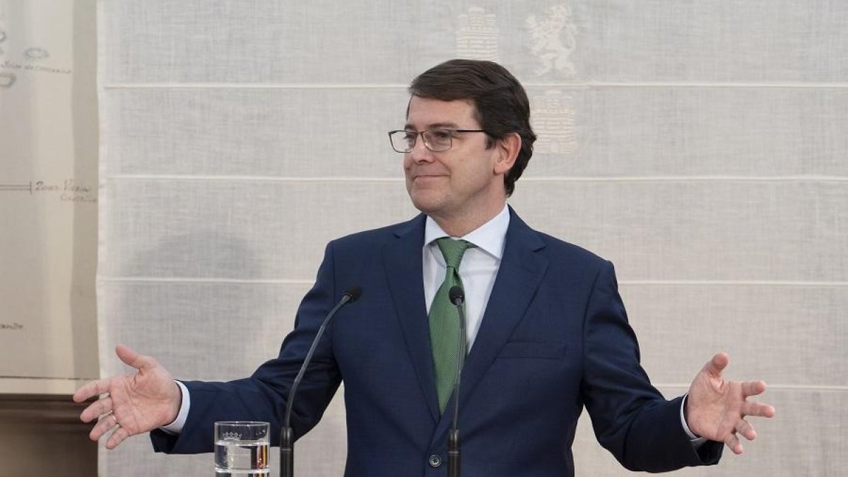El presidente de la Junta, Alfonso Fernández Mañueco anuncia la composición del Gobierno-ICAL