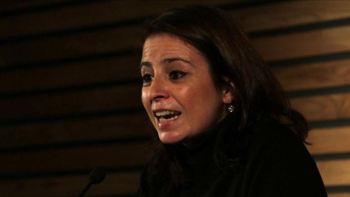 La vicesecretaria general del PSOE, Adriana Lastra, en Tortosa el pasado sábado.-JORDI MARSAL (ACN)